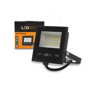 Imagem de Refletor LED 30W 2400 Lúmens IP66 Luz Branca 6500K LEDBEE