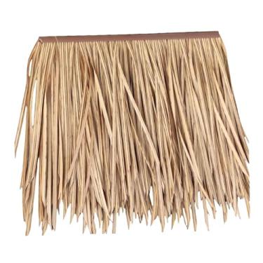 Imagem de RNXRZANK Acessórios para Telhado de Palha Artificial: Cobertura Realista de Palha de Palmeira para Decoração de Pátio, Guarda-sol, Cerca E Cabana de Festa, Estilo D, Tamanho real