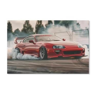 Imagem de HouLaiZhe Drift Modified Sup Cool Jdm Cartazes de Carro Tela Estética Decoração de Quarto Pintura de Parede Impressões Sala de Galeria Decoração de Parede para Quarto Sala de Estar Escritório 11 x 17
