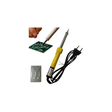 Imagem de Ferro de Solda 40W, 127V, Ponta Fina, Cabo Ergonômico, Aquecimento Rápido, Cobre Aço Plástico, 21x2.5cm