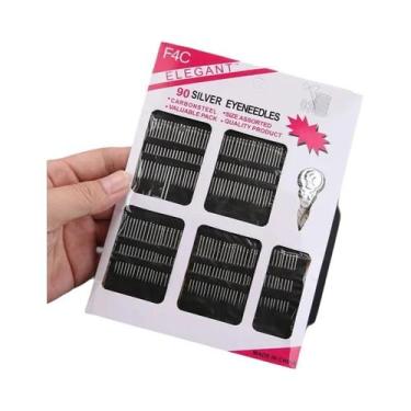 Imagem de Agulhas De Costura À Mão Em Aço Inoxidável Com Olho Grande 18 23 55 60