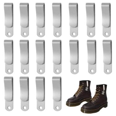 Imagem de SUNNYCLUE 1 caixa, 20 peças, clipes para decoração de sapatos, clipes decorativos em branco, botas de tênis, ganchos de joias, clipe para botas de cano alto, decorações femininas, artesanato faça você