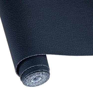 Imagem de Folhas de couro sintético para artesanato, textura de grão de lichia, estofamento de tecido sintético, projetos faça você mesmo para barco, automotivo, conserto de poltrona, sofá de costura, corte