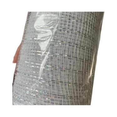 Imagem de Rolo De Tecido De Tule Dourado Para Decoração De Árvore De Natal, Guir