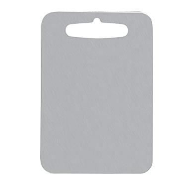 Imagem de CUOFYUNL Blocos de corte de aço inoxidável Tábua de corte Acessórios de cozinha (16 * 23)