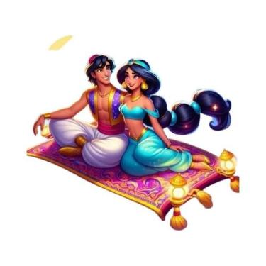 Imagem de Kit De Pintura Em Diamante 5D DIY Jasmine Princesa Aladdin Com Broca Q