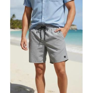 Imagem de Bermuda Masculina Tactel Premium com Elástico e Cordão - Sem marca, Ci