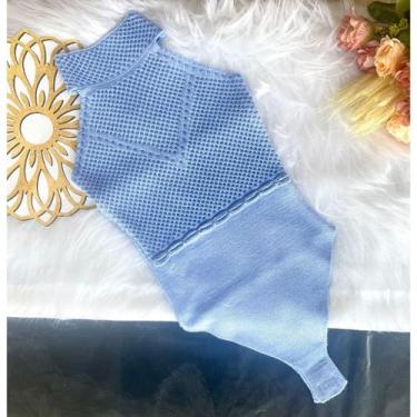 Imagem de Body Bory Roupa Feminina Gola Alta Modal Tricô Verão 2024 Realize Tric