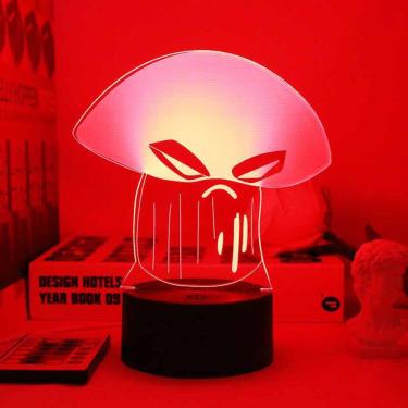 Imagem de Luz noturna LED 3D Plants vs Zombies Dooms-Shrooms