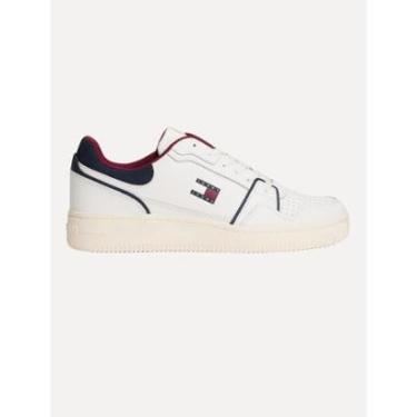 Imagem de Tênis Tommy Jeans Masculino Retro Basket Branco-Masculino