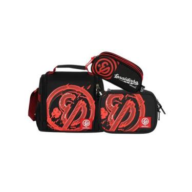 Imagem de Kit Enaldinho Escolar Lancheira Térmica + Estojos Box Triplo - Luxcel,