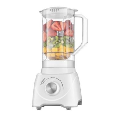 Imagem de Liquidificador 2.2 Litros Branco, Alta Potência, Design Prático, Capacidade Grande, Fácil de Limpar, Ideal para Suco e Smoothie, 127V, Perfeito para Cozinha Doméstica (Branco,127 V)