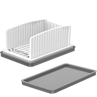 Imagem de Fatiador de Pão Máquina Comercial Torrada para Padaria com Bandeja Armazenamento Migalhas Fendas Fatiamento Ajustáveis Fatias Precisas e Uniformes Tab