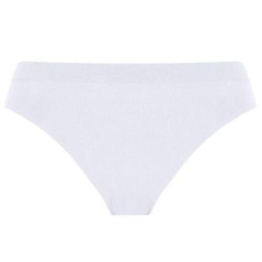 Imagem de Calcinha loba biquini basica sem costura lupo 40400-001, P, Branco
