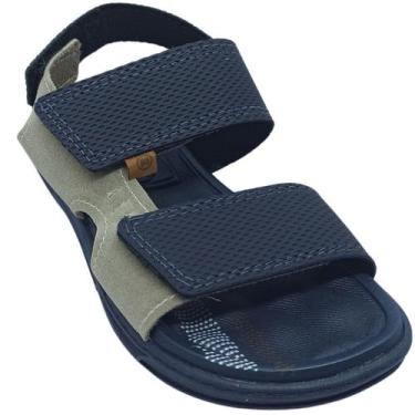 Imagem de Sandália Molekinho Infantil com Camurça - Conforto e Estilo, Cinza, Ma