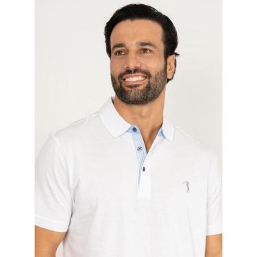 Imagem de Camisa Polo Aleatory Lisa Pound Branca-Masculino