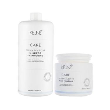 Imagem de Kit Capilar Keune Derma Sensitive - Shampoo e Mascara de Hidratação 500 ml-Unissex