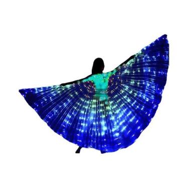Imagem de Asas de Fada com LED Coloridas - Para Adultos e Crianças, adulto (140 