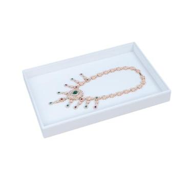 Imagem de KEG801302 Suporte de exibição de joias bandeja de relógio de joias anel de armazenamento doméstico brinco pulseira bandeja de joias organizador de joias