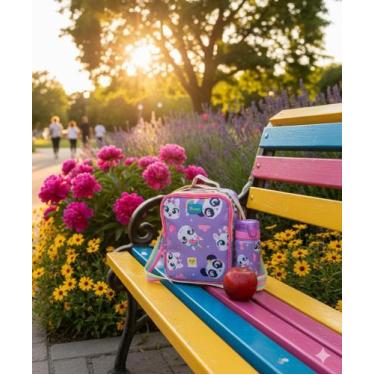 Imagem de Lancheira Térmica Puket Multibichos BFF Compacta E Prática