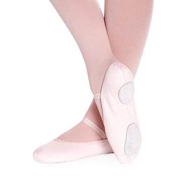 Imagem de Sapatilha Ballet Meia-Ponta Estudante Só Dança, em Lona, F23, Rosa, 37
