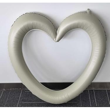 Imagem de Artigos de festa Mega-L que brilham no escuro, 5 peças de balões fluorescentes de coração, vermelho, amarelo, fúcsia, azul e laranja, decoração romântica perfeita para aniversário, casamento