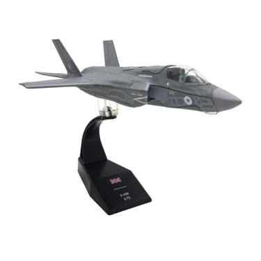 Imagem de Modelo de aeronave de liga de simulação escala 1/72 do Reino Unido Royal Air Force F-35B Stealth Aeronave Fighter Part
