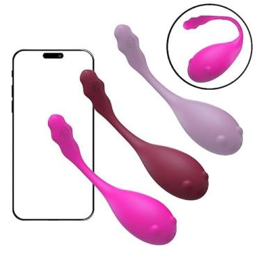 Imagem de Vibrador Bullet com App Bluetooth - Controle Remoto e 10 Modos de Vibração - Silicone Premium - Prazer Intenso e Discreto