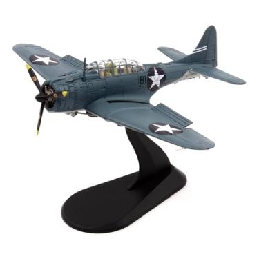 Imagem de 1:72 US Navy SBD Dauntless Dive Bomber Fighter Modelo Liga Memorial Avião Colecionáveis para Decoração de Casa