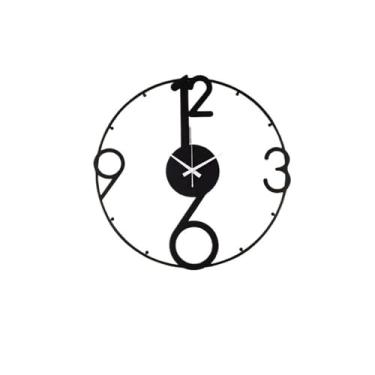 Imagem de KHUTRW3D Relógio de parede de cozinha, relógio de parede moderno para sala de estar, relógio artístico criativo simples, adequado para sala de estar, estudo, quarto, escritório. Decoração