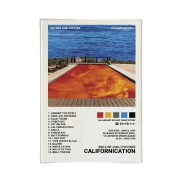 Imagem de Pôster De Capa Do Álbum De Música Rock Red Hot Chili Peppers Californi