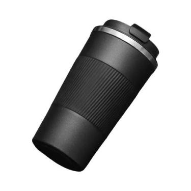 Imagem de Caneca Térmica De Aço Inoxidável 380ml 510ml Garrafa De Água Isolada a