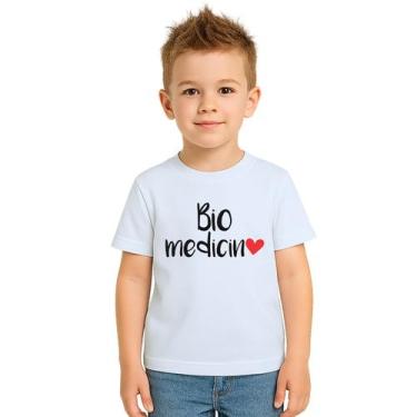 Imagem de Camiseta Biomedicina Coração Universitária Personalizada - Use P4, Bra