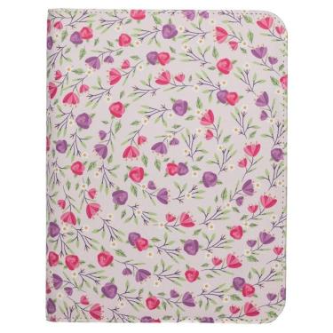 Imagem de Meu plano perfeito: Florescer, planner anual não datado para adolescentes com sobrecapa de luxo com zíper, capa Romântica com flores | Planner 2025