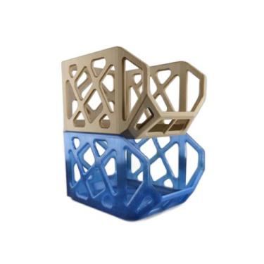 Imagem de Bucket Organizador Modular Multi Uso Cor:Bege - Hyper3d, Bege