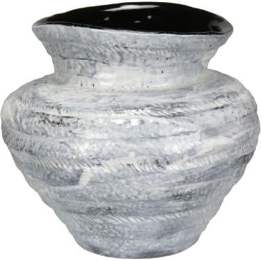 Imagem de VASO DECORATIVO ENFEITE CASA HOME&CO CERÂMICA 20x25x25cm BRANCO