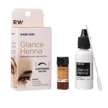 Imagem de Henna Para Sobrancelha Glance- Rare Way 3,5g, CASTANHO ESCURO