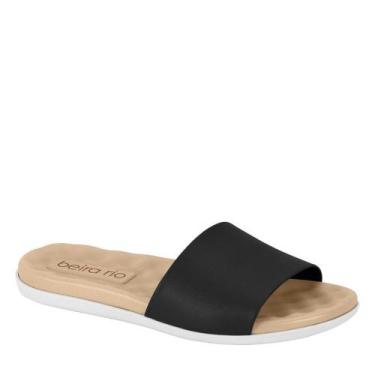 Imagem de Chinelo Sandália Slide Beira Rio Conforto  8360.303, Preto, 37