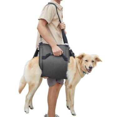Imagem de Suporte de mochila de emergência Dog Carry Sling Coodeo preto XL