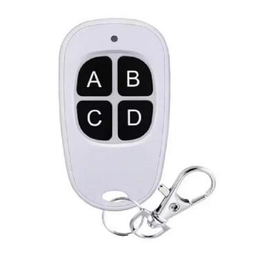 Imagem de Controle para Portão 433Mhz compatível com PPA RCG GAREN Unystem AGL Intelbras Cronnos (Codigo Fixo) - ECO BRANCO