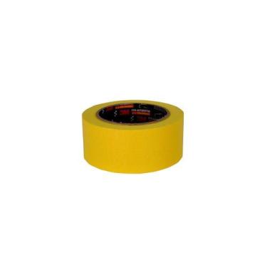 Imagem de Fita Crepe 3M Automotiva Amarela Alta Performance 48mmx40m - Embalagem