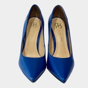 Imagem de Scarpan Feminino Raphaella Booz Couro Glove Indigo Salto Alto-Feminino