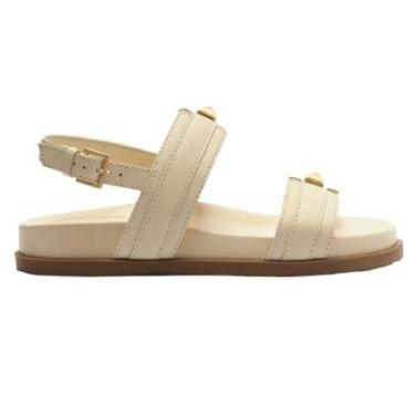 Imagem de Sandália Papete Arezzo Tiras Tachas Panacota-Feminino