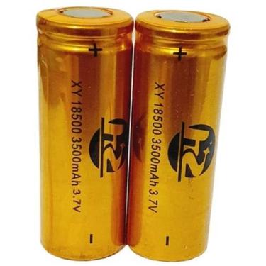 Imagem de Kit 2 Baterias Maquina Barbear 18500 3.7v 3500Mah - Enviamos no mesmo 