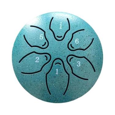 Imagem de Tambor De Língua De Aço Portátil De 3 Polegadas Com 6 Notas, Instrumen