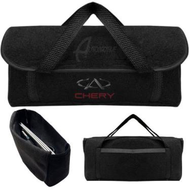 Imagem de Bolsa Maleta Ferramenta Carro Porta Malas Carpete Logo CHERY - Automot