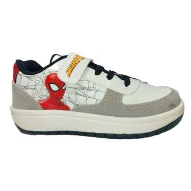 Imagem de Tênis Infantil Menino Disney Casual Homem Aranha Branco 31 - Disney / 