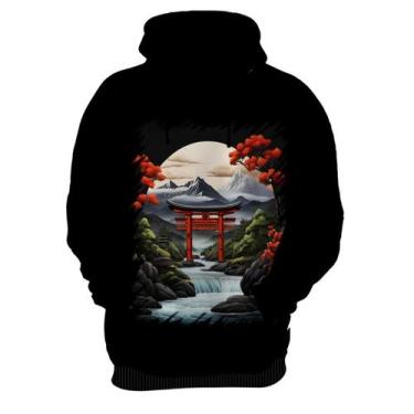 Imagem de Blusa de Frio Paisagem Oriental Portão Torii 25 - Kasubeck Store, Inf 