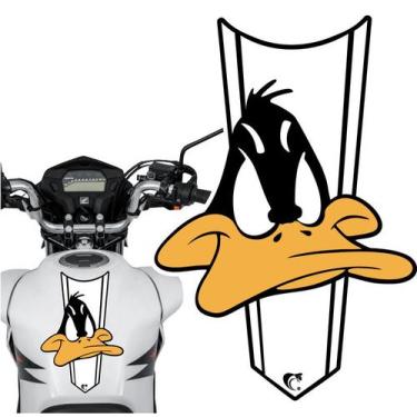 Imagem de Adesivo Faixa Gravata sem resina Moto Patolino Branco - Teu Adesivo, B
