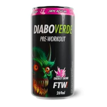 Imagem de Diabo Verde Pré-Workout (269ml) - Sabor: Energy Drink - FTW Sports Nut